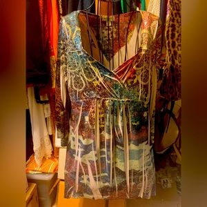 Sublimation print tunic